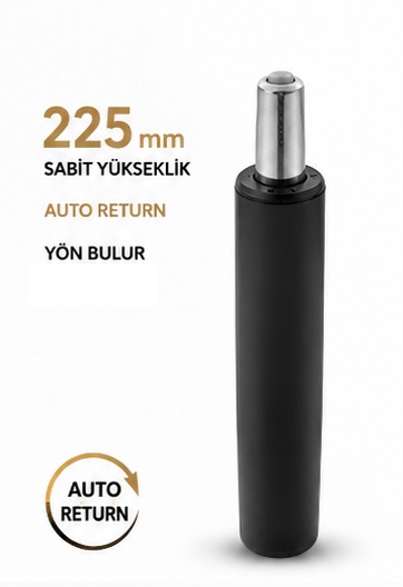 225 mm Yön Bulur (Konum koruyucu) Siyah Amortisör 