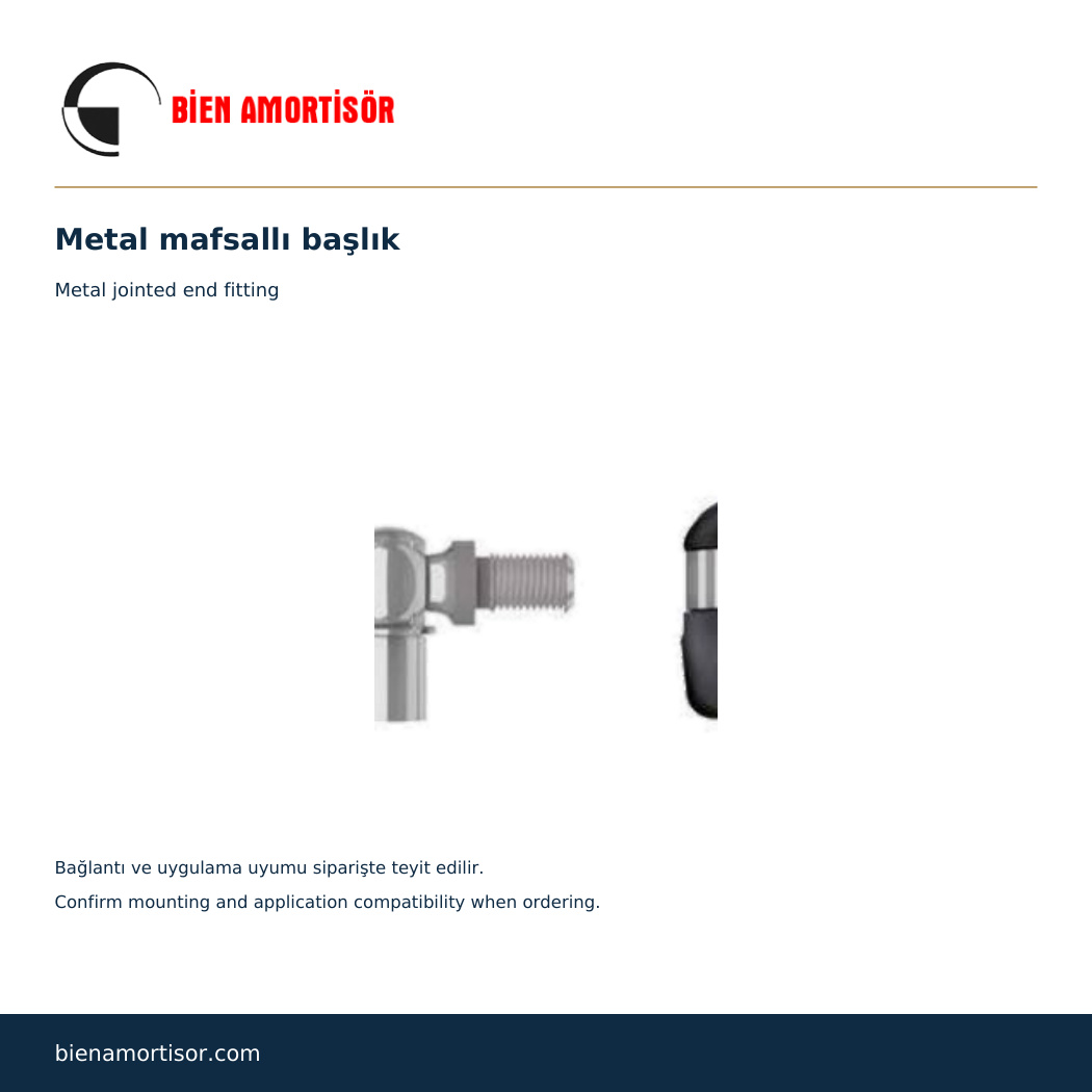 Metal Mafsallı Başlık