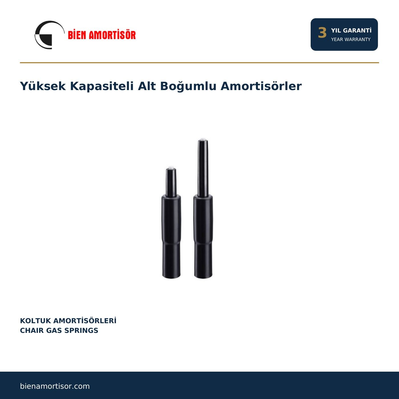 Yüksek Kapasiteli Altı Boğumlu Amortisörler